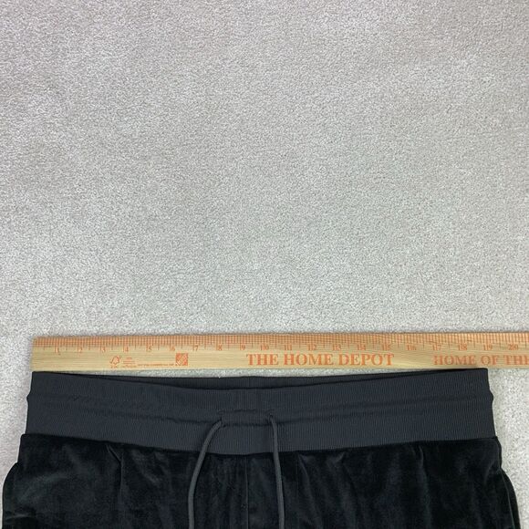 True Religion Black Velour Jogger Pants XL Drawstring Waist - Picture 11 of 14